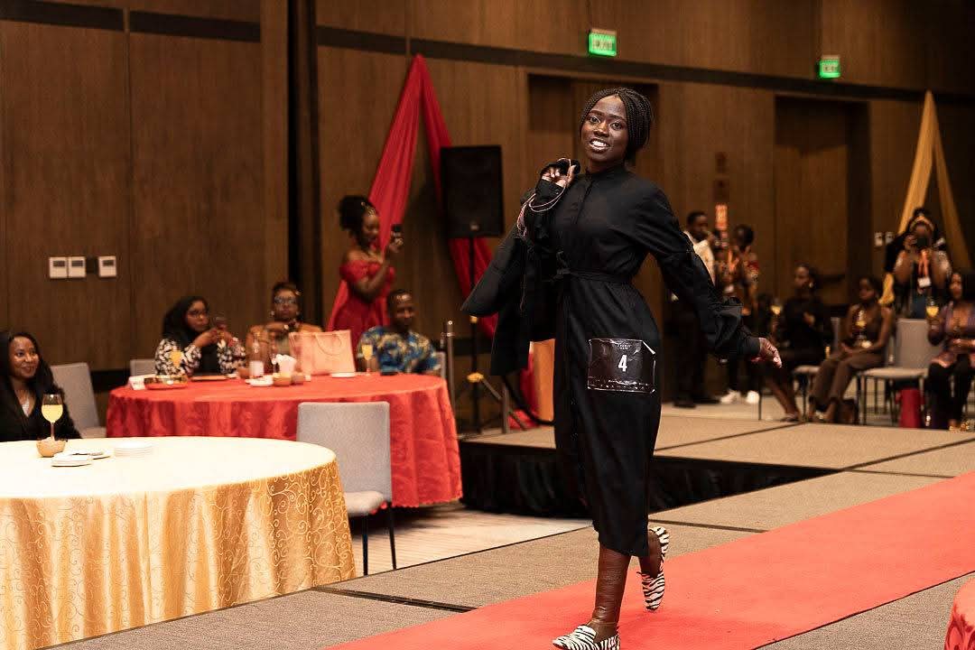 Charuity modeling at a past Miss Amputee event.